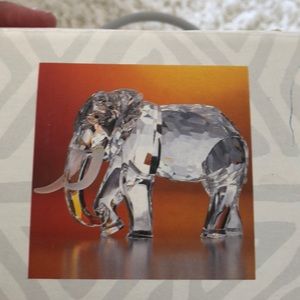 Swarovski crystal elephant